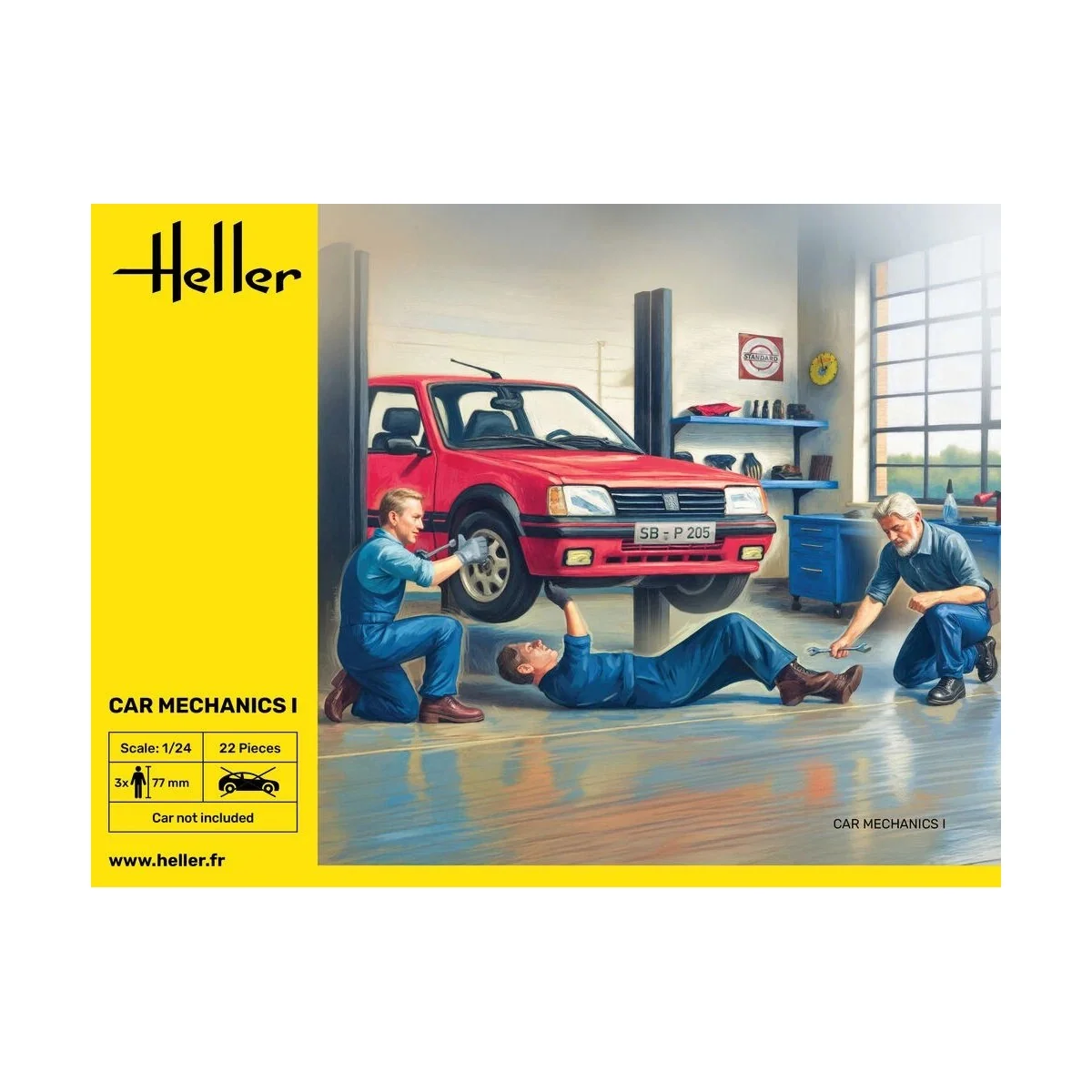 Car Mechanics I car mechanics figurines Heller 82755 1/24 - HEL-82755 Car Mechanics I car mechanics figurines Heller 82755 1/24 - HEL-82755