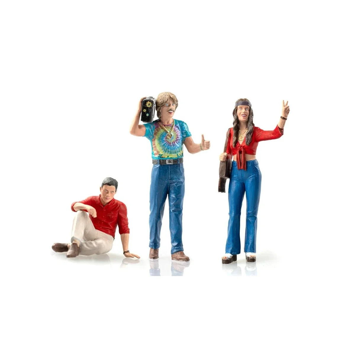 Figurines Citadins des années 1970 1/24 Heller 82757 - HEL-82757