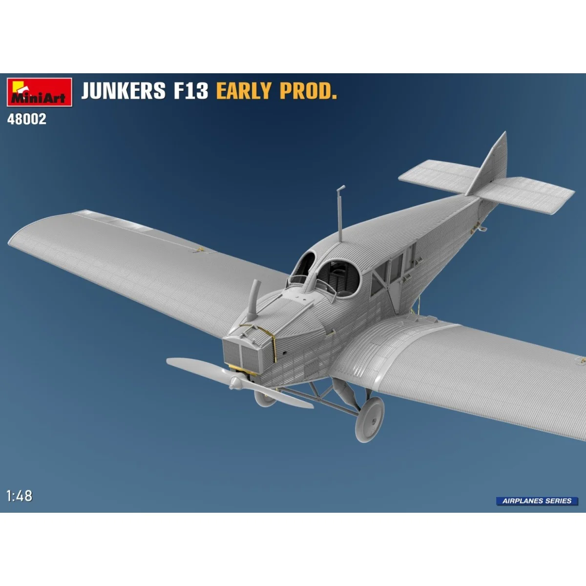 Maquette avion Junkers F13 Early Production 1/48 MiniArt 48002 - MI... Maquette avion Junkers F13 Early Production 1/48 MiniArt 48002 - MI...