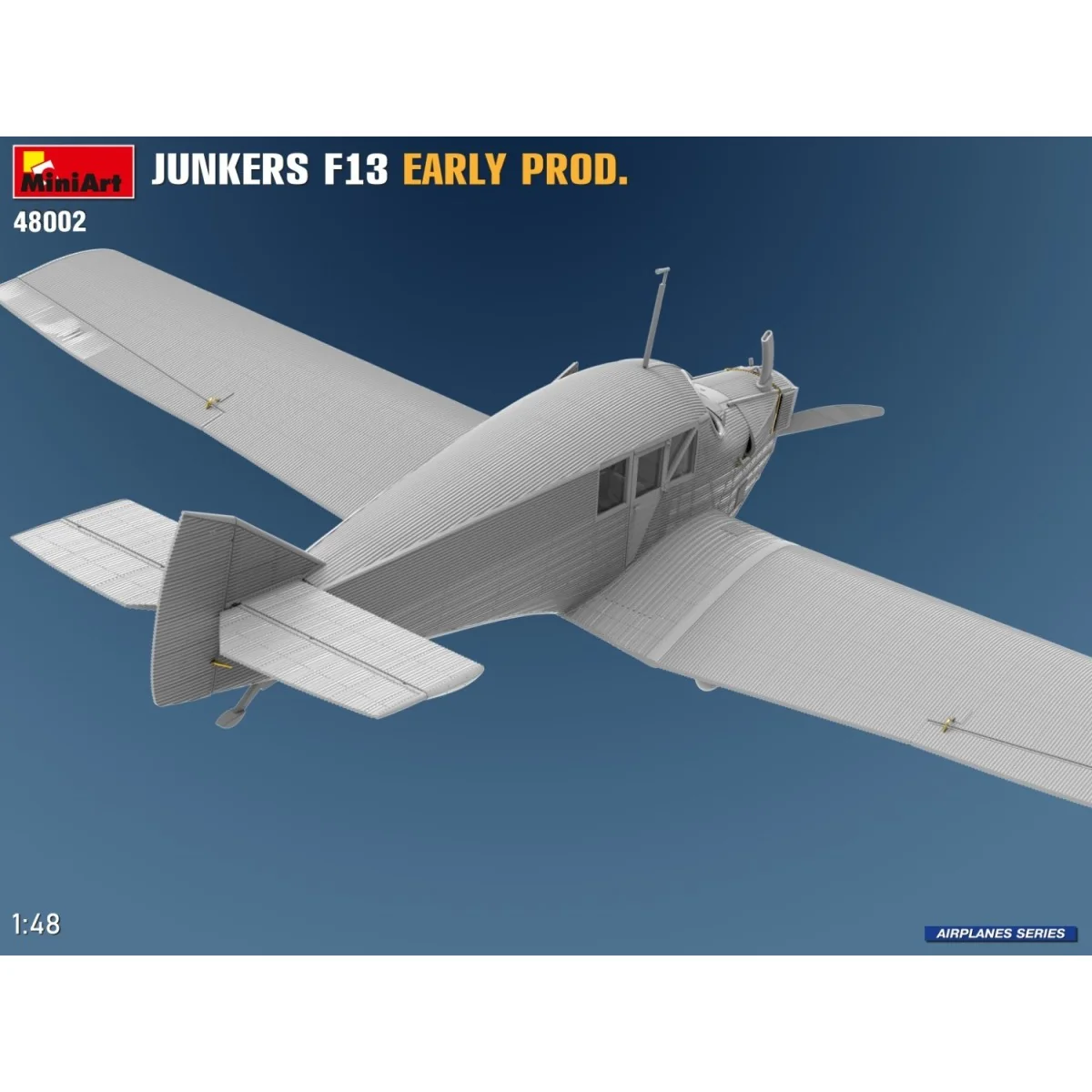 Junkers F13 Early Production Aircraft Model Kit 1/48 MiniArt 48002 ... Junkers F13 Early Production Aircraft Model Kit 1/48 MiniArt 48002 ...