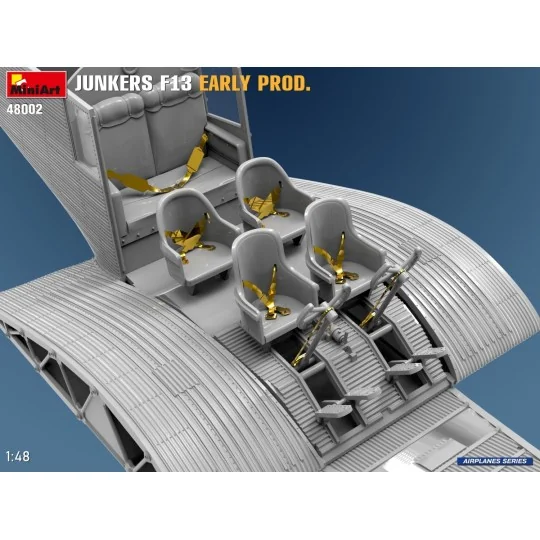 Maquette avion Junkers F13 Early Production 1/48 MiniArt 48002 - MI... MIN-48002-Maquette avion Junkers F13 Early Production 1/48 MiniArt 48002