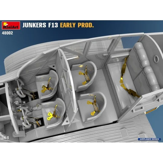 Maquette avion Junkers F13 Early Production 1/48 MiniArt 48002 - MI... MIN-48002-Maquette avion Junkers F13 Early Production 1/48 MiniArt 48002