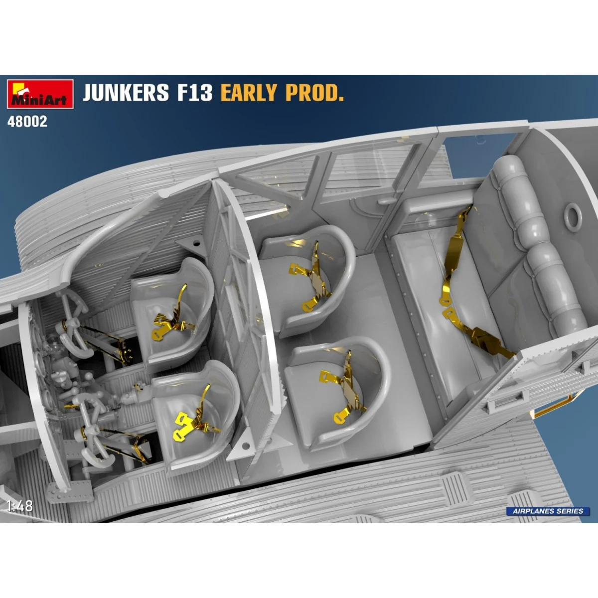Maquette avion Junkers F13 Early Production 1/48 MiniArt 48002 - MI... Maquette avion Junkers F13 Early Production 1/48 MiniArt 48002 - MI...