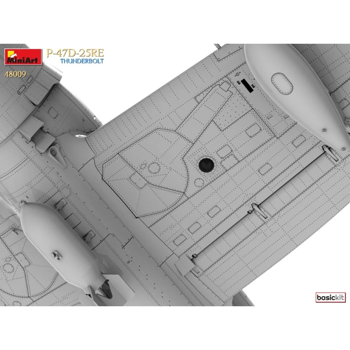 Maquette P-47D-25RE Thunderbolt Basic Kit 1/48 MiniArt 48009 - MIN-... Maquette P-47D-25RE Thunderbolt Basic Kit 1/48 MiniArt 48009 - MIN-...