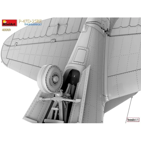 Maquette P-47D-25RE Thunderbolt Basic Kit 1/48 MiniArt 48009 - MIN-... MIN-48009-Maquette P-47D-25RE Thunderbolt Basic Kit 1/48 MiniArt 48009