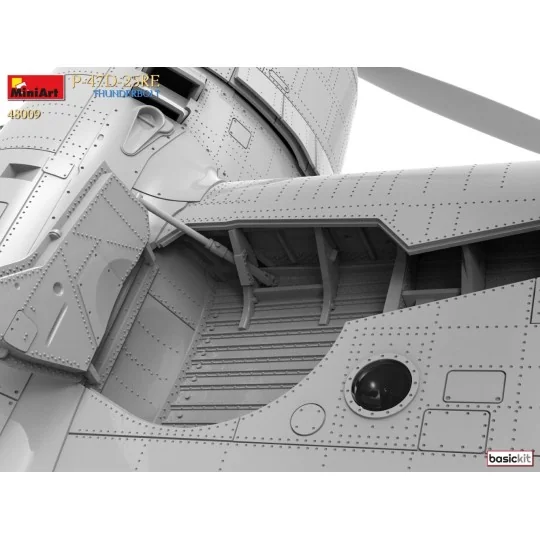Maquette P-47D-25RE Thunderbolt Basic Kit 1/48 MiniArt 48009 - MIN-... MIN-48009-Maquette P-47D-25RE Thunderbolt Basic Kit 1/48 MiniArt 48009