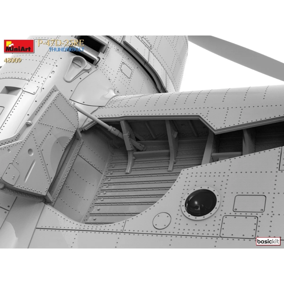 Maquette P-47D-25RE Thunderbolt Basic Kit 1/48 MiniArt 48009 - MIN-... Maquette P-47D-25RE Thunderbolt Basic Kit 1/48 MiniArt 48009 - MIN-...