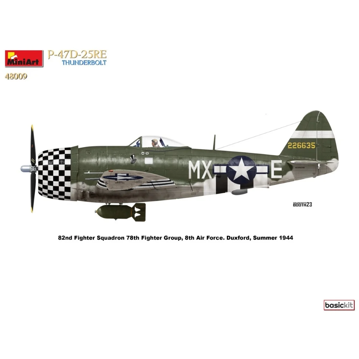 Maquette P-47D-25RE Thunderbolt Basic Kit 1/48 MiniArt 48009 - MIN-... Maquette P-47D-25RE Thunderbolt Basic Kit 1/48 MiniArt 48009 - MIN-...