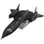 ME1034-Maquette métal 3D Lockheed SR-71 Blackbird Metal Earth ME1034
