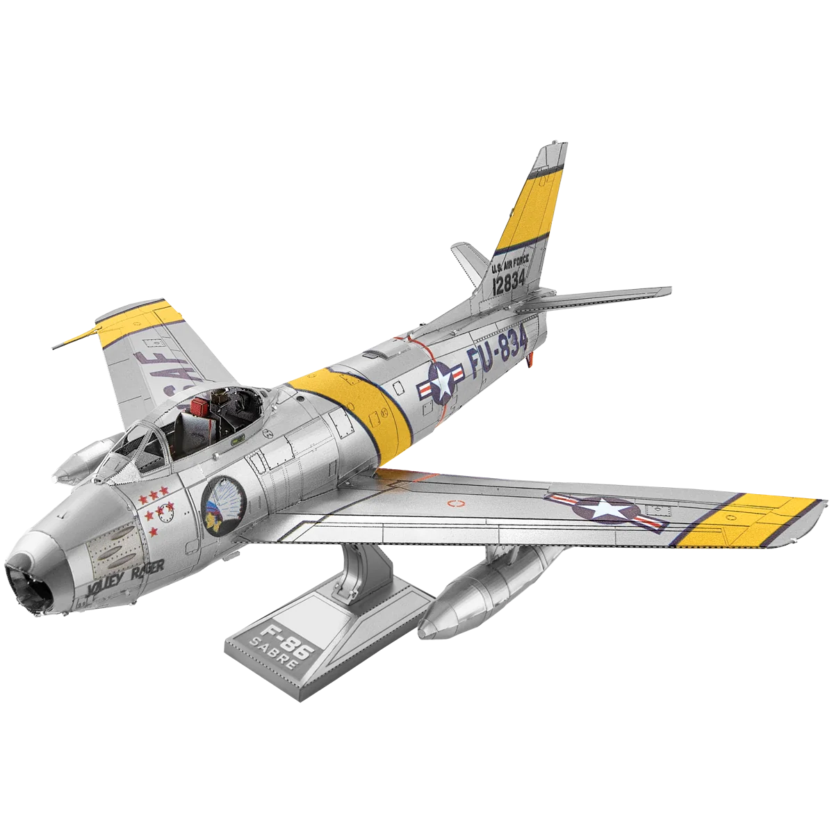 Maquette métal 3D F-86 Sabre Metal Earth ME1015 - ME1015 Maquette métal 3D F-86 Sabre Metal Earth ME1015 - ME1015