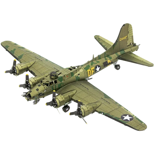 Metal 3D Model Kit B-17 Flying Fortress Metal Earth ME1009 - ME1009 ME1009-Metal 3D Model Kit B-17 Flying Fortress Metal Earth ME1009