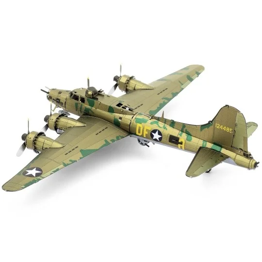 Maquette métal 3D B-17 Flying Fortress Metal Earth ME1009 - ME1009 ME1009-Maquette métal 3D B-17 Flying Fortress Metal Earth ME1009