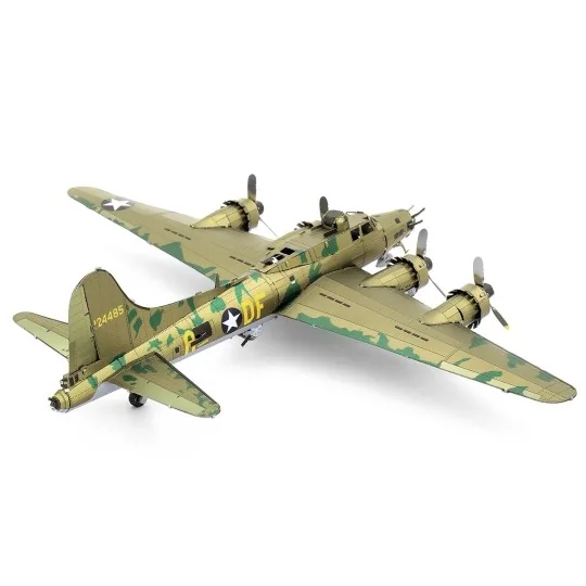 Metal 3D Model Kit B-17 Flying Fortress Metal Earth ME1009 - ME1009 ME1009-Metal 3D Model Kit B-17 Flying Fortress Metal Earth ME1009