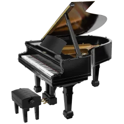 Maquette métal 3D Grand Piano noir Metal Earth ME1028 - ME1028