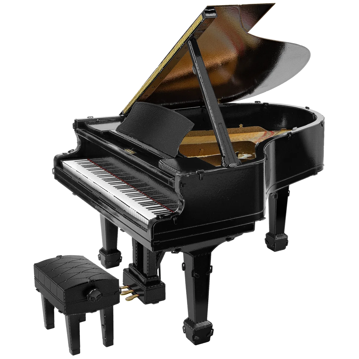 Maquette métal 3D Grand Piano noir Metal Earth ME1028 - ME1028 Maquette métal 3D Grand Piano noir Metal Earth ME1028 - ME1028