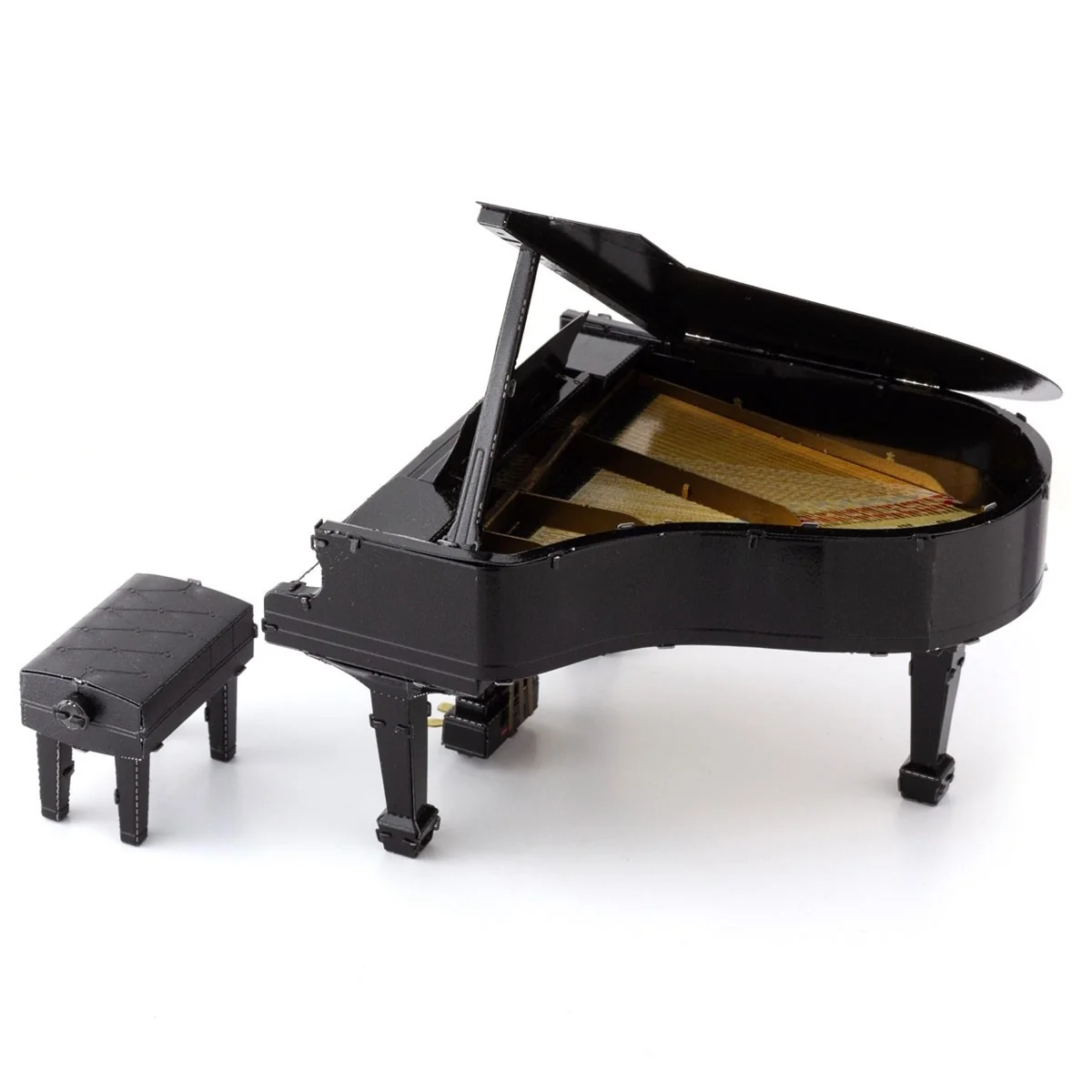 3D Metal Model Grand Piano Black Metal Earth ME1028 - ME1028