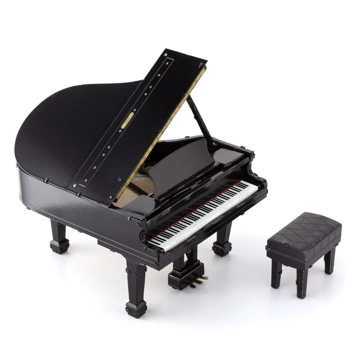 3D Metal Model Grand Piano Black Metal Earth ME1028 - ME1028