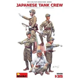 Figurines équipage de char japonais 1/35 - MiniArt 35128 - MIN-35128