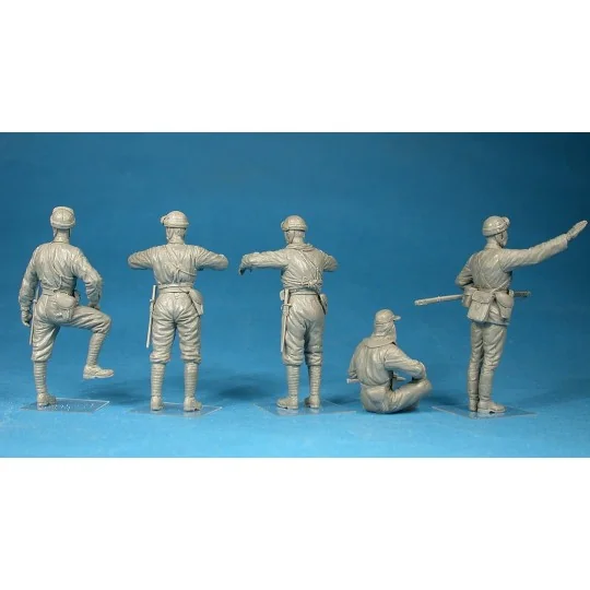 MIN-35128-Figurines équipage de char japonais 1/35 - MiniArt 35128