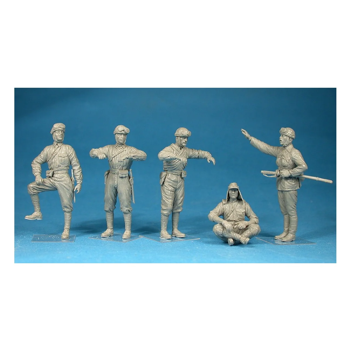 Figurines équipage de char japonais 1/35 - MiniArt 35128 - MIN-35128