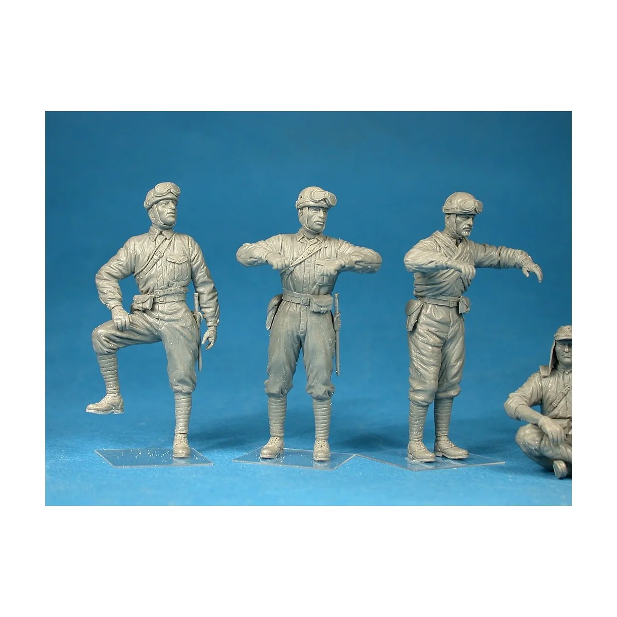 Figurines équipage de char japonais 1/35 - MiniArt 35128 - MIN-35128