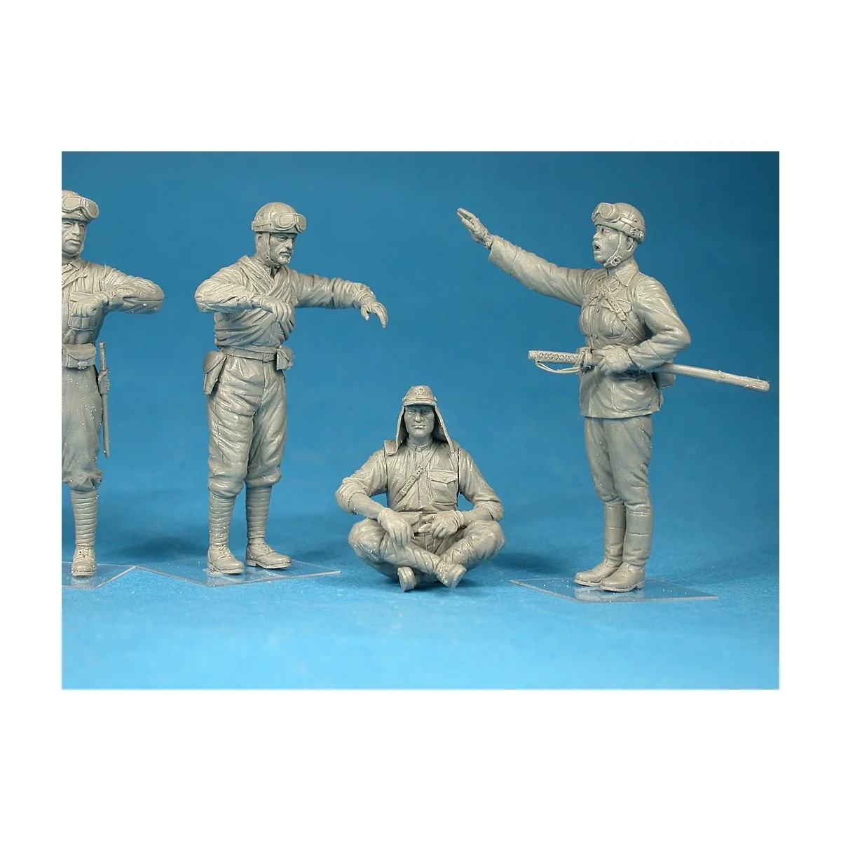 Figurines équipage de char japonais 1/35 - MiniArt 35128 - MIN-35128