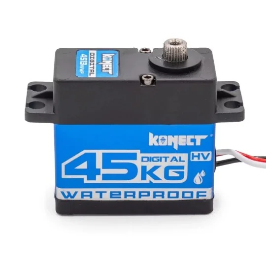 Servo digital Konect KN-4513HVWP 45 kg 0,13 s étanche pignons métal... KN-4513HVWP-Servo digital Konect KN-4513HVWP 45 kg 0,13 s étanche pignons métal