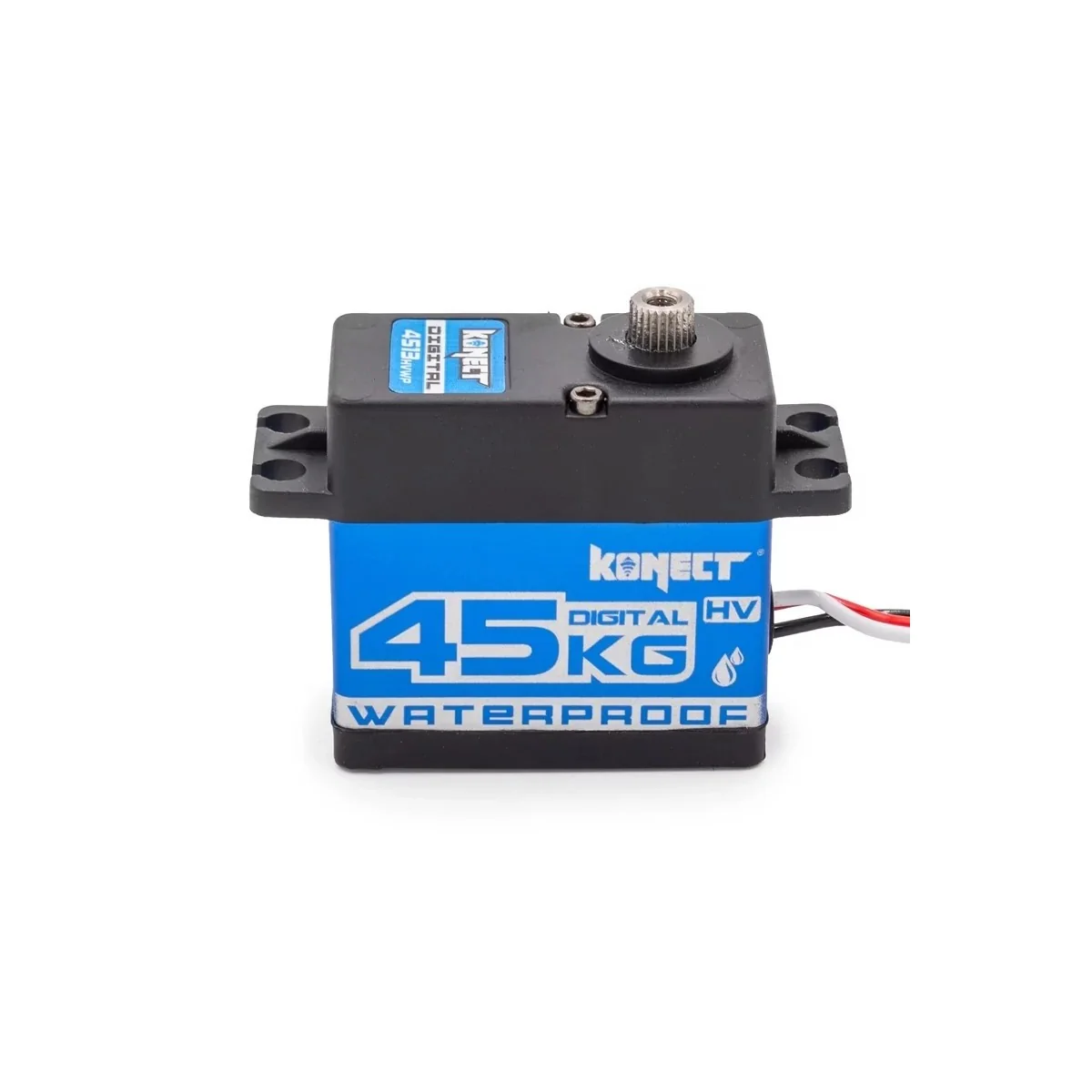 Servo digital Konect KN-4513HVWP 45 kg 0,13 s étanche pignons métal... Servo digital Konect KN-4513HVWP 45 kg 0,13 s étanche pignons métal...
