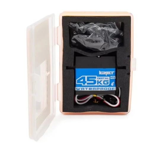 Servo digital Konect KN-4513HVWP 45 kg 0,13 s étanche pignons métal... KN-4513HVWP-Servo digital Konect KN-4513HVWP 45 kg 0,13 s étanche pignons métal