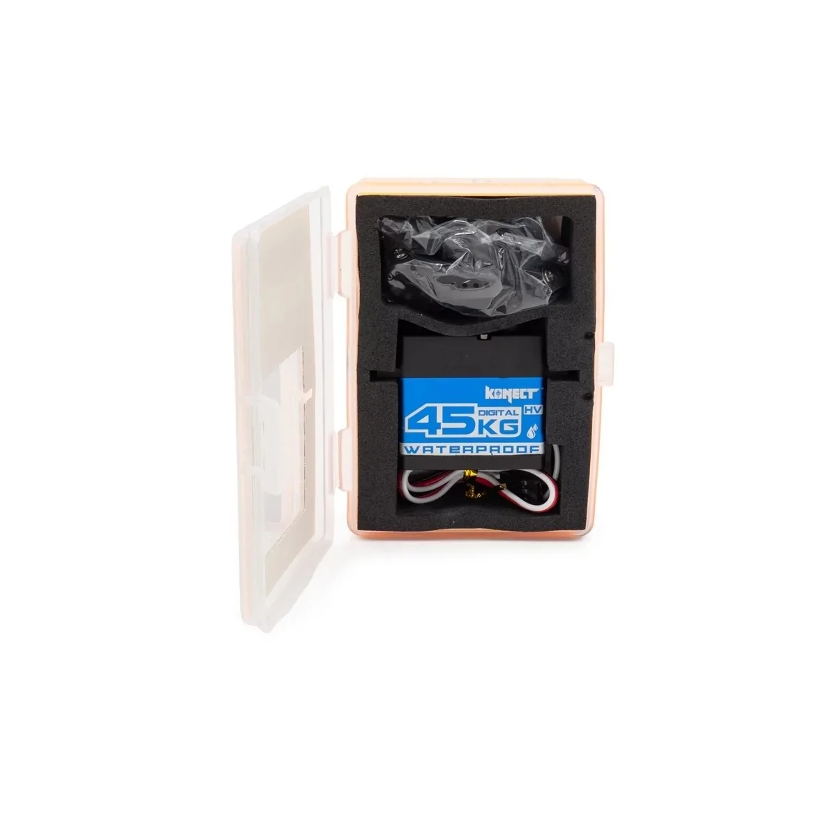 Servo digital Konect KN-4513HVWP 45 kg 0,13 s étanche pignons métal... Servo digital Konect KN-4513HVWP 45 kg 0,13 s étanche pignons métal...