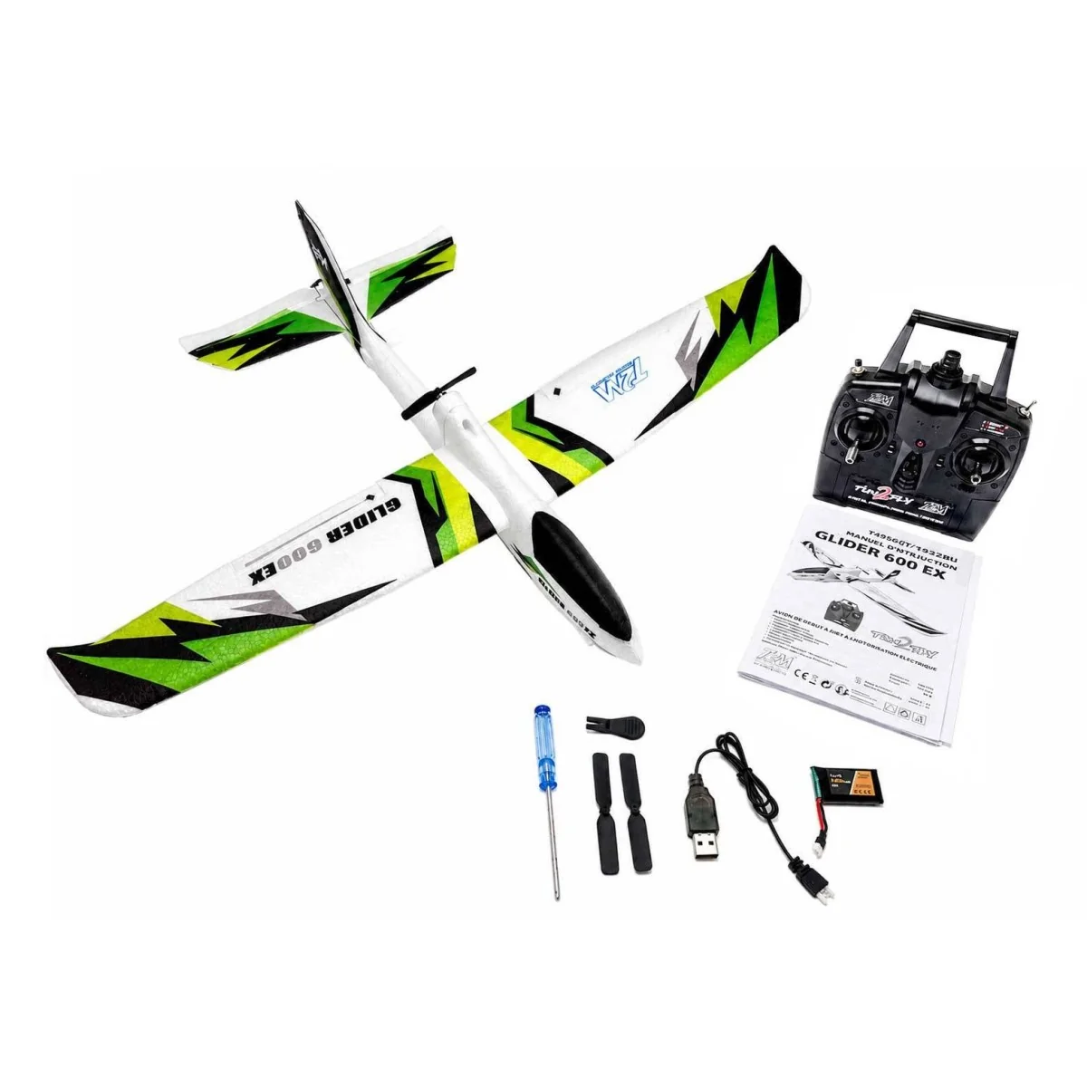 Motoplaneur électrique RC T2M Glider 600 EX 2,4 GHz - T4532 - T4532 Motoplaneur électrique RC T2M Glider 600 EX 2,4 GHz - T4532 - T4532