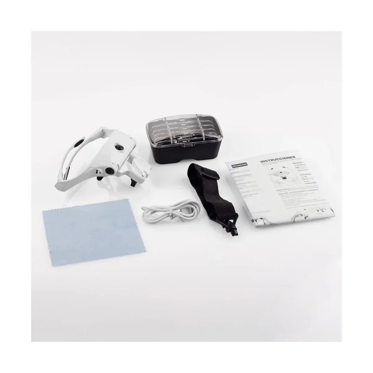 Lunettes loupes avec éclairage LED Heller 99029 - HEL-99029