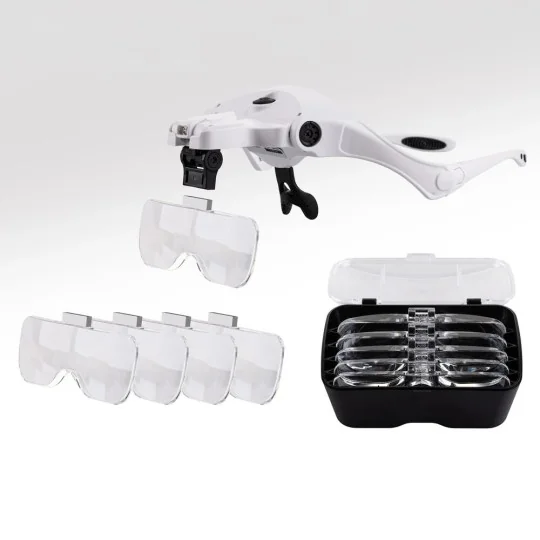 HEL-99029-Lunettes loupes avec éclairage LED Heller 99029