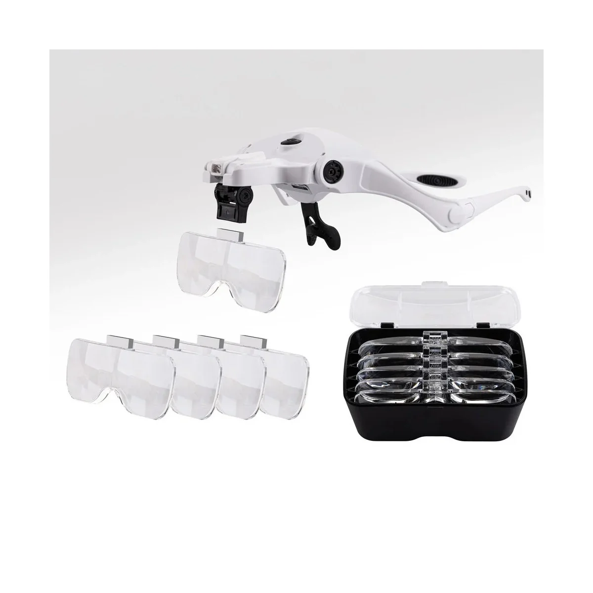 Lunettes loupes avec éclairage LED Heller 99029 - HEL-99029