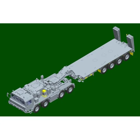 TR01055-Maquette FAUN SLT 50-3 Elefant avec semi-remorque SaAnh.52t 1/35 Trumpeter 01070