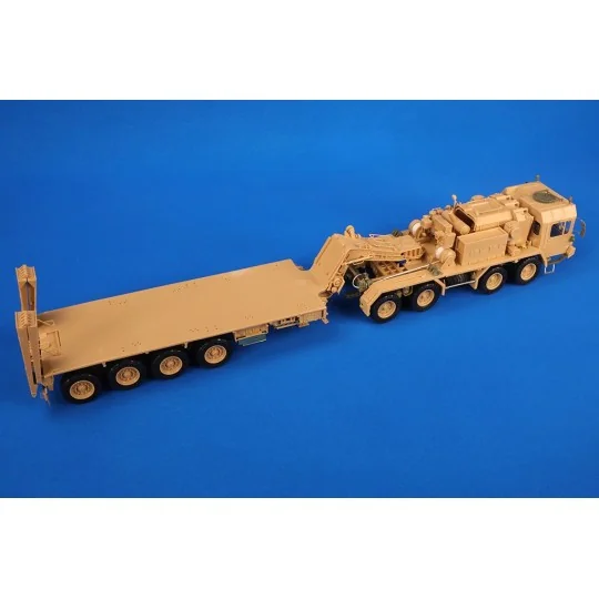 TR01055-Maquette FAUN SLT 50-3 Elefant avec semi-remorque SaAnh.52t 1/35 Trumpeter 01070