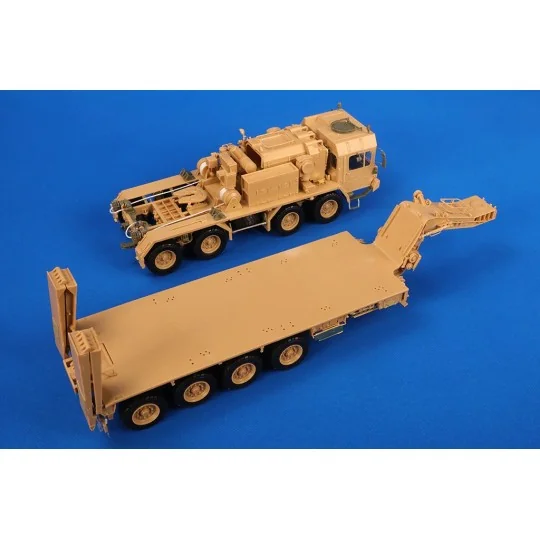 TR01055-Maquette FAUN SLT 50-3 Elefant avec semi-remorque SaAnh.52t 1/35 Trumpeter 01070