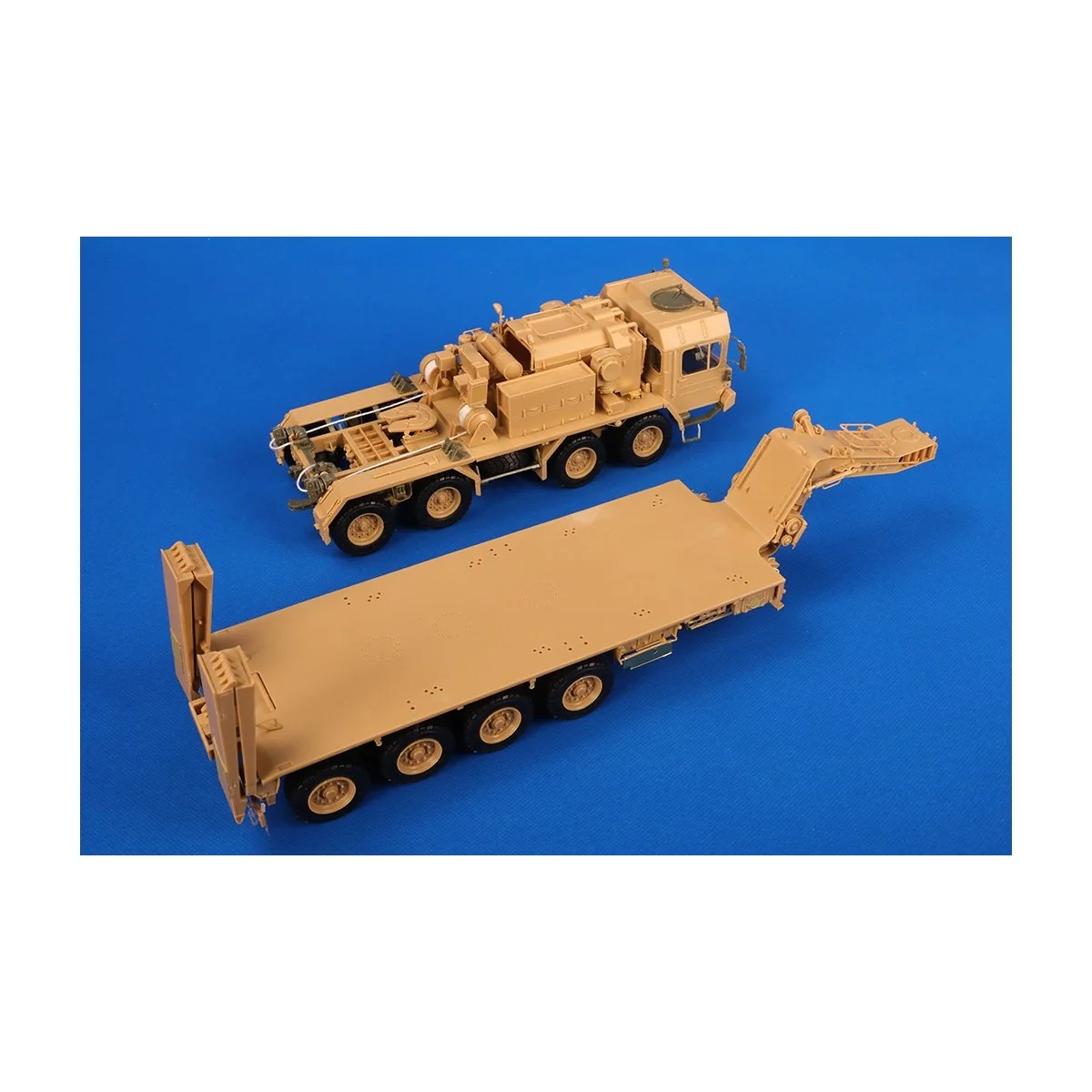 Maquette FAUN SLT 50-3 Elefant avec semi-remorque SaAnh.52t 1/35 Tr...