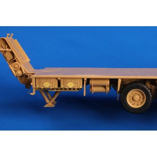 TR01055-Maquette FAUN SLT 50-3 Elefant avec semi-remorque SaAnh.52t 1/35 Trumpeter 01070