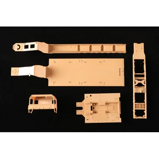 TR01055-Maquette FAUN SLT 50-3 Elefant avec semi-remorque SaAnh.52t 1/35 Trumpeter 01070