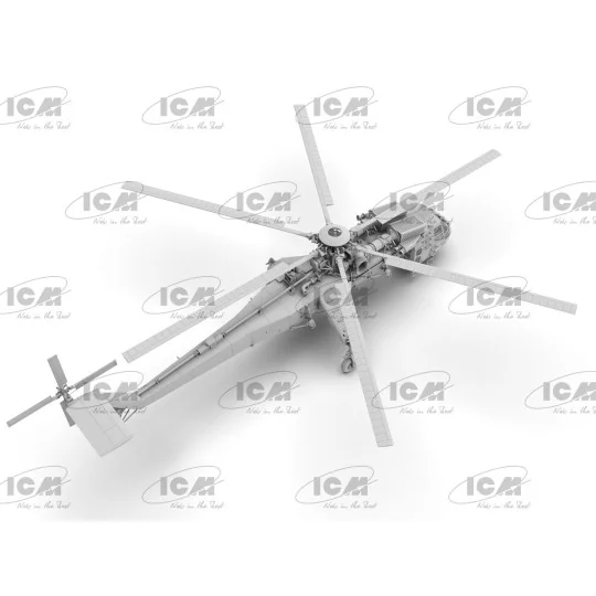 Maquette hélicoptère Sikorsky CH-54A Tarhe 1/35 - ICM 53054 - ICM-7... ICM-72001-Maquette hélicoptère Sikorsky CH-54A Tarhe 1/35 - ICM 53054