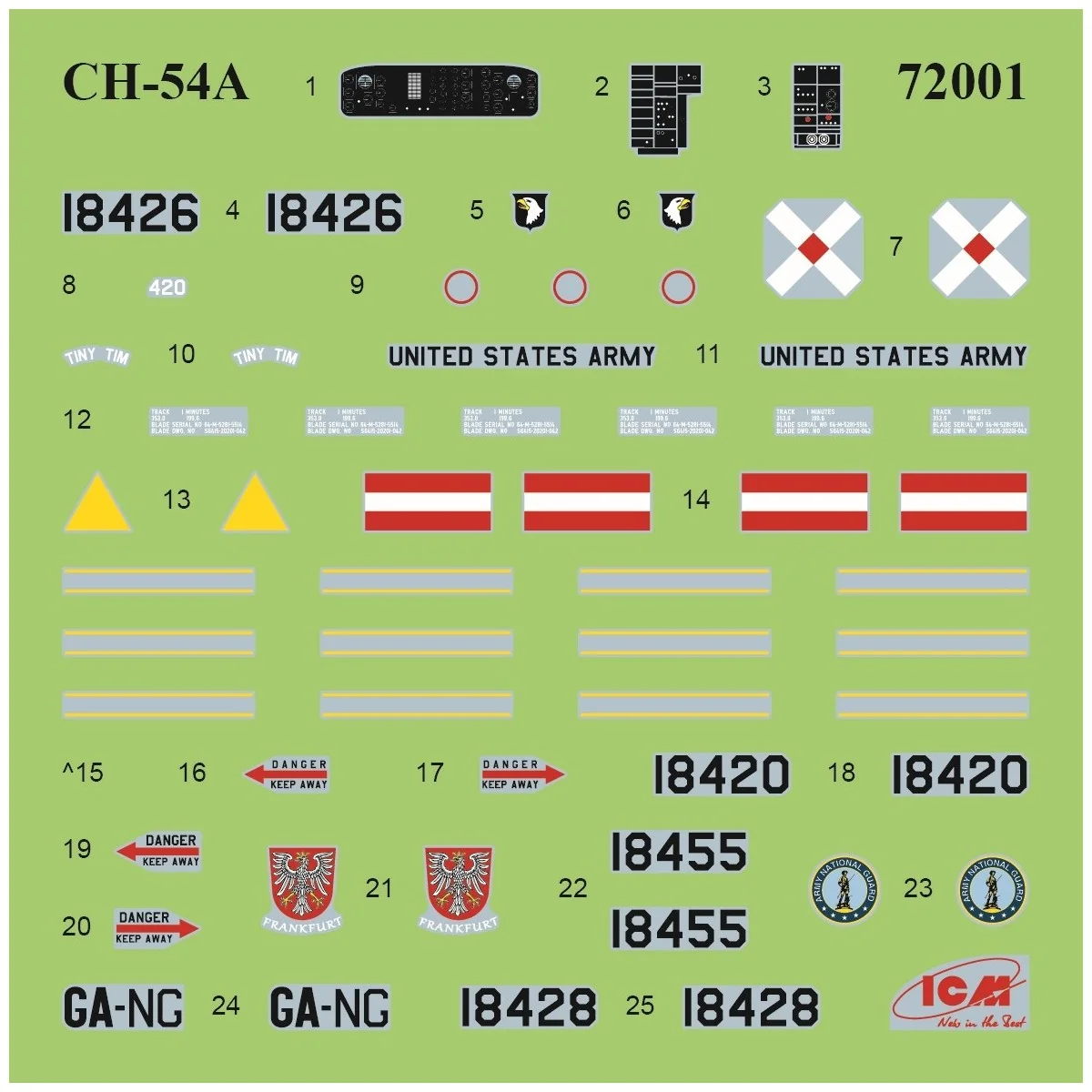 Maquette hélicoptère Sikorsky CH-54A Tarhe 1/35 - ICM 53054 - ICM-7... Maquette hélicoptère Sikorsky CH-54A Tarhe 1/35 - ICM 53054 - ICM-7...