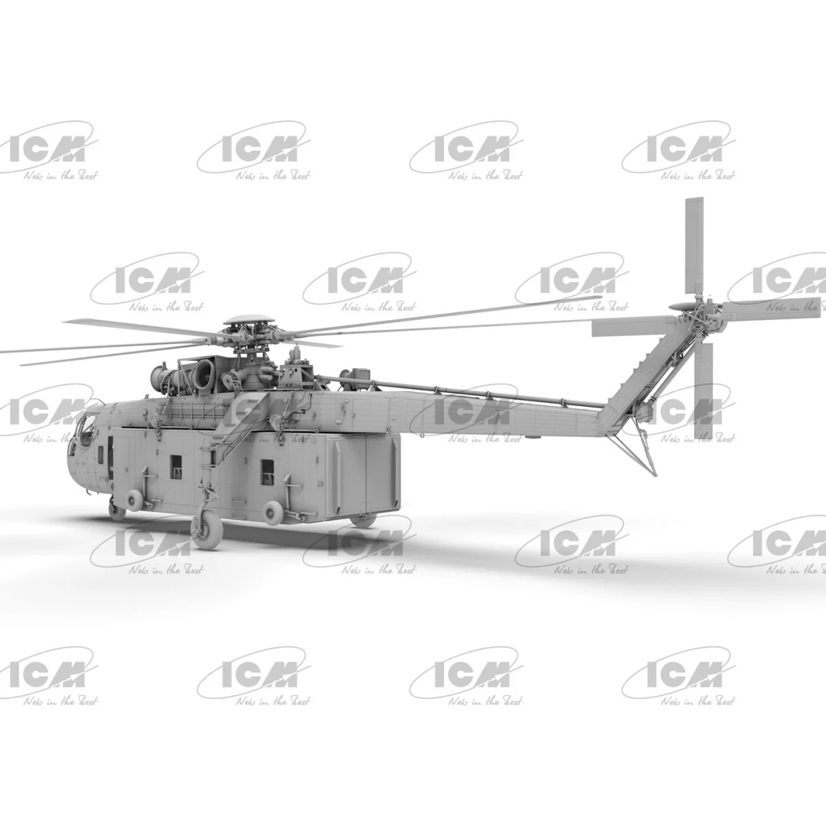 Maquette hélicoptère Sikorsky S-64E Skycrane avec Universal Pod 1/3... Maquette hélicoptère Sikorsky S-64E Skycrane avec Universal Pod 1/3...