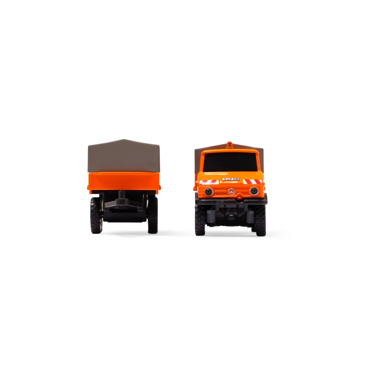 Mercedes Unimog U406 Forest Service with Orange Trailer 2.4GHz RTR 1/87 Carson Mercedes Unimog U406 Forest Service with Orange Trailer 2.4GHz RTR 1/87 Carson