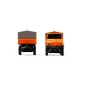500504177-Mercedes Unimog U406 Forestier avec remorque orange 2.4GHz RTR 1/87 Carson 500504177