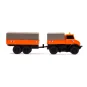 500504177-Mercedes Unimog U406 Forestier avec remorque orange 2.4GHz RTR 1/87 Carson 500504177