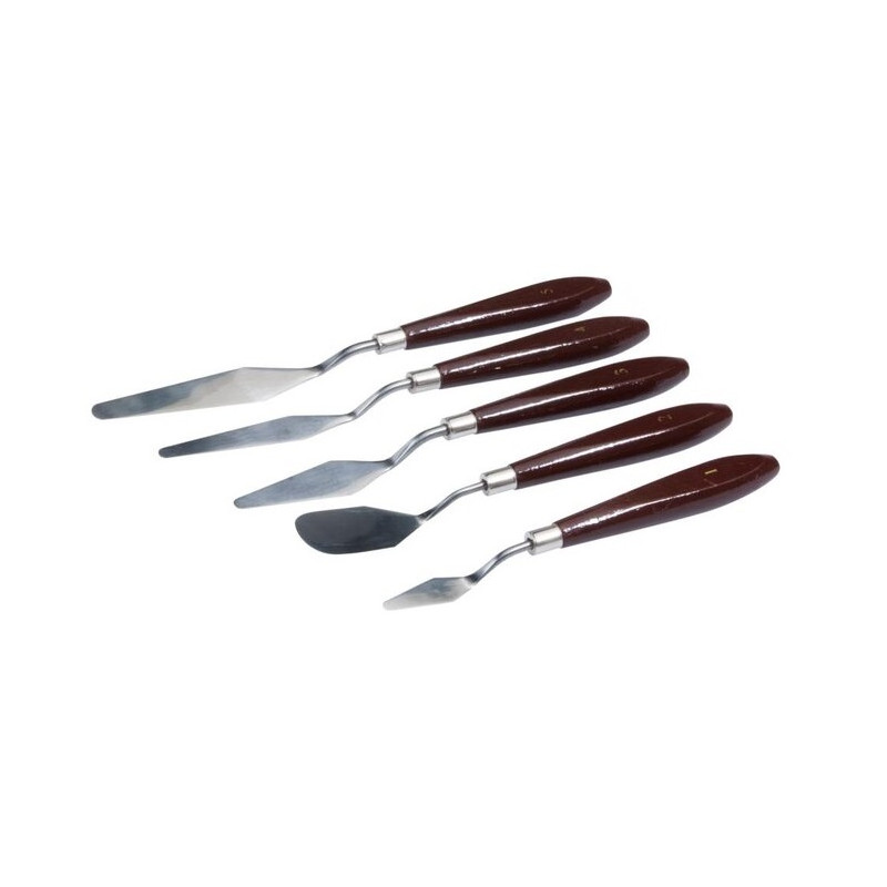 Set of 5 Pebaro spatulas Siva SV-SPAT5 - 1