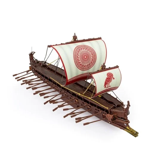 Maquette métal 3D Trirème grecque Metal Earth Premium Series PS2021 - PS2021 PS2021-Maquette métal 3D Trirème grecque Metal Earth Premium Series PS2021