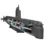 PS2023-3D Metal Model Kit Metal Earth Premium Series USS Nautilus SSN-571 Metal Earth PS2023