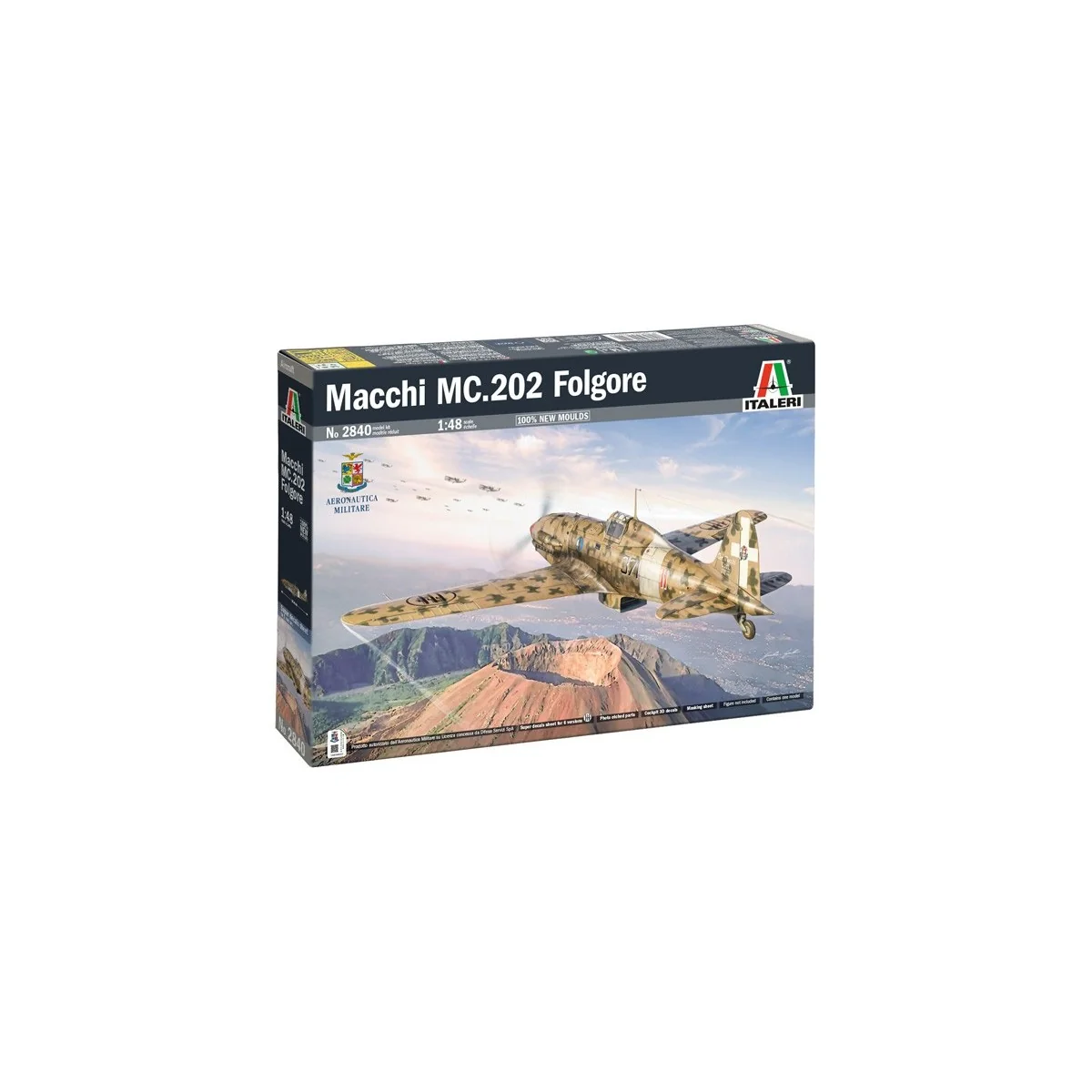 Maquette avion Macchi MC.202 Folgore 1/48 - Italeri 2840 - I2840